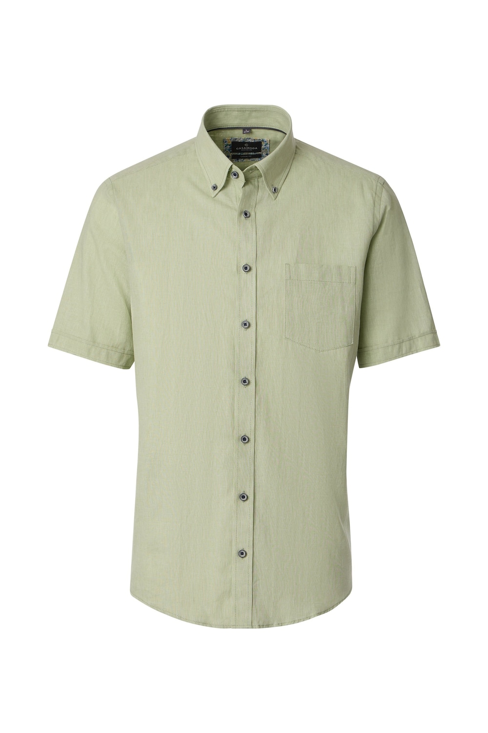 Leinenhemd Kurzarm uni Comfort Fit