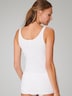 Schiesser Damen Trägertop 4-Pack 95/5 Organic Cotton - schwarz-weiss