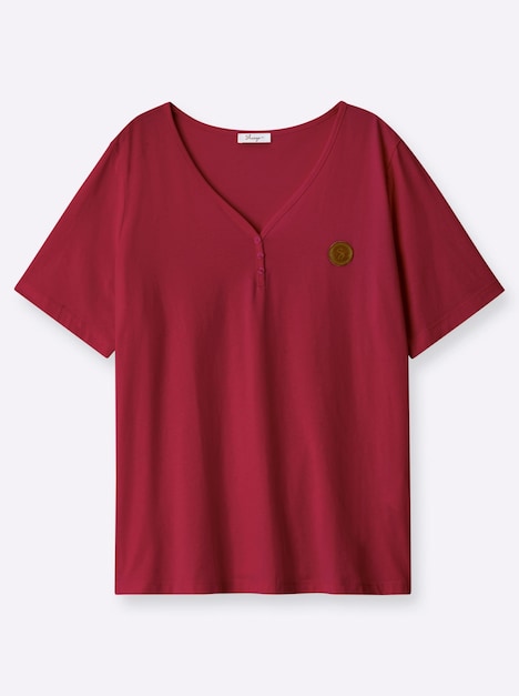 Kurzarm-Shirt Kurzarm Ohne Kragen