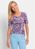 Jersey-Shirt mit Animal Print