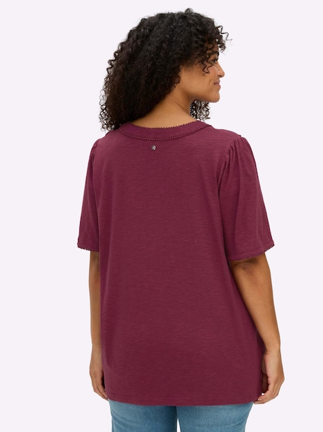 Halbarmshirt Kurzarm Ohne Kragen