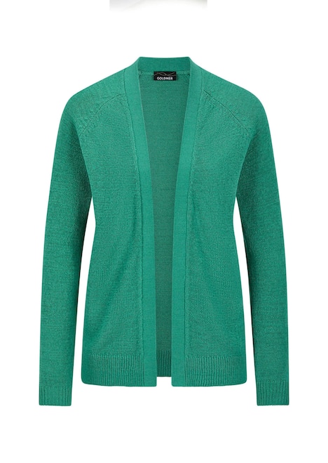 Strickjacke mit Strickbandblende