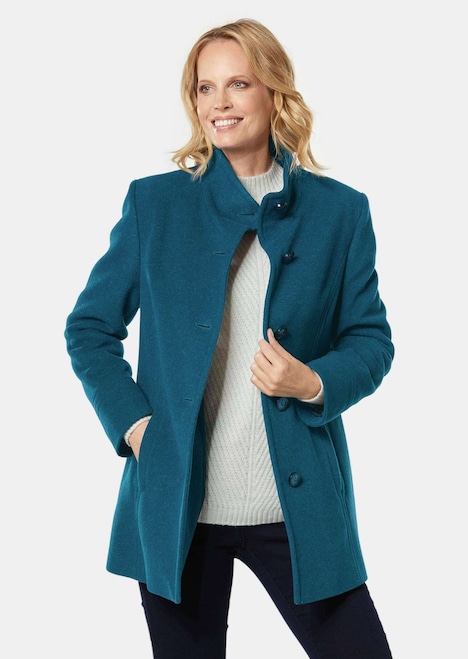 Unentbehrliche Wolljacke mit feinen Details