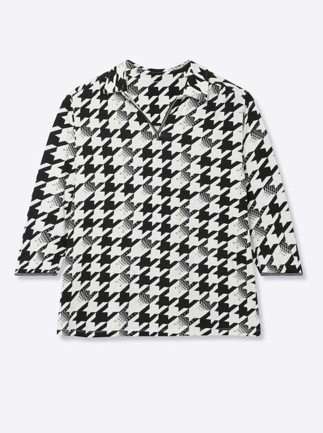 Poloshirt 3/4-Arm Mehrfarbig