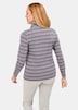GOLDNER Gestreept shirt Huidvriendelijk gestreept shirt met col