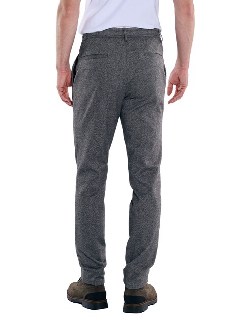 Herren Chino mit Tunnelzug , Anthrazit