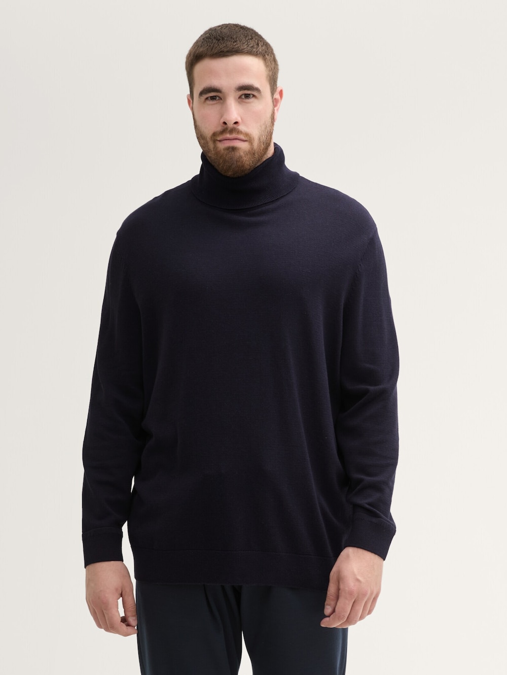 Basic Rollkragenpullover