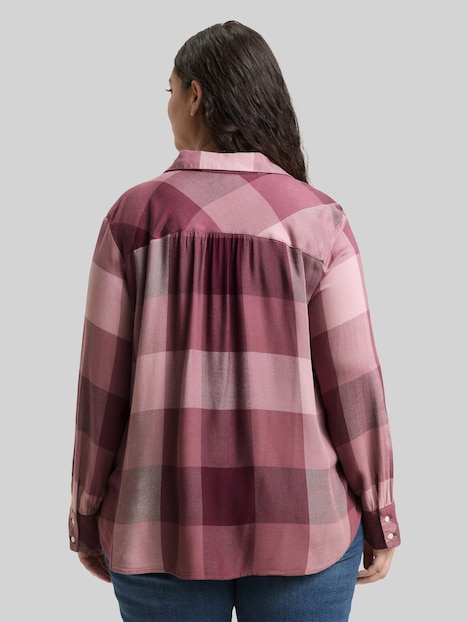 Hemdbluse mit Karomuster
