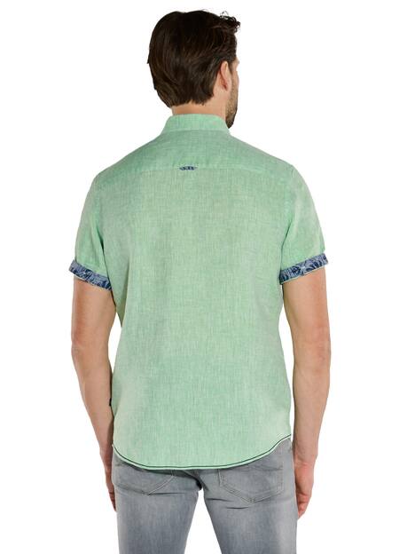 Kurzarm-Hemd aus Leinen