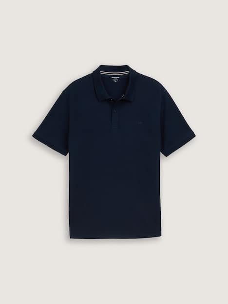 Piqué Poloshirt mit Logo-Stickerei
