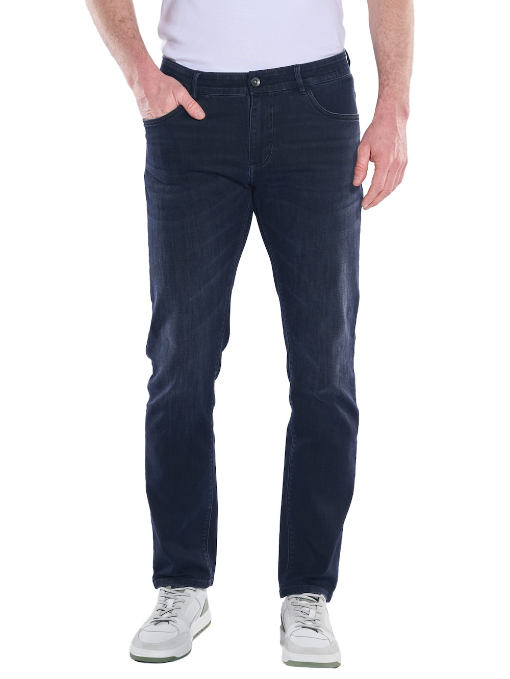 Herren Jeans 5-Pocket Superstretch , Indigoblau