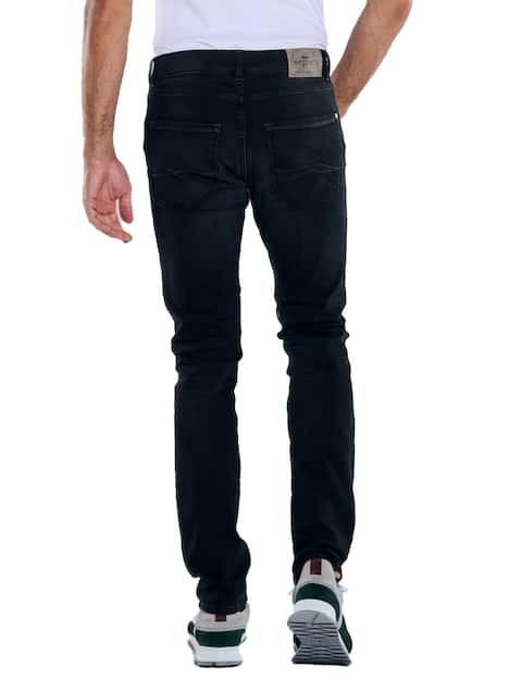 engbers Herren Super-Stretch-Jeans slim fit , Schwarz