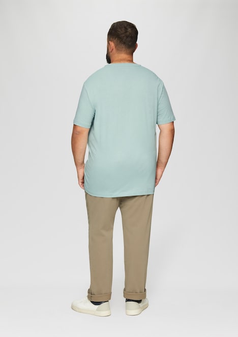 T-Shirt aus reiner Baumwolle mit Logo-Print