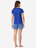 Schiesser Damen Pyjama Casual Essentials royal