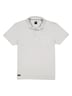 Herren Polo-Shirt uni , Silbergrau