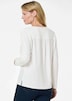 GOLDNER Blouseshirt Blouseshirt met chiffon inzet