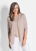 Cardigan in langer offener Form