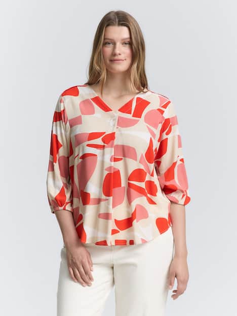 Bluse mit Muster