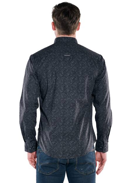 engbers Herren Hemd langarm , Schwarz