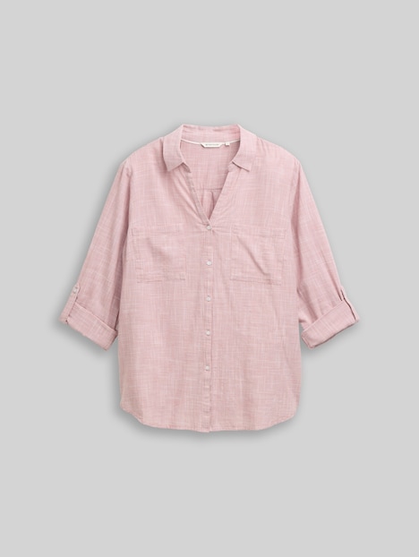 Bluse mit Brusttaschen