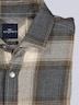 Herren Overshirt kariert , Beige