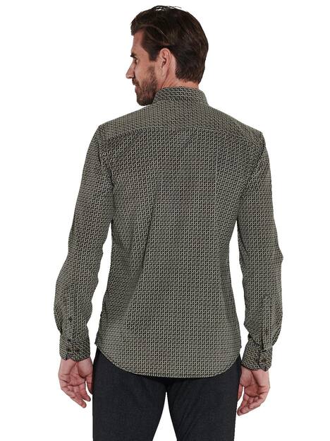 engbers Herren Langarm-Hemd aus Baby-Cord , Khaki