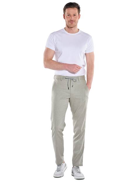 engbers Herren Anzughose slim fit , Hellgruen