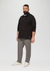 Strukturiertes Langarm-Poloshirt im Relaxed Fit