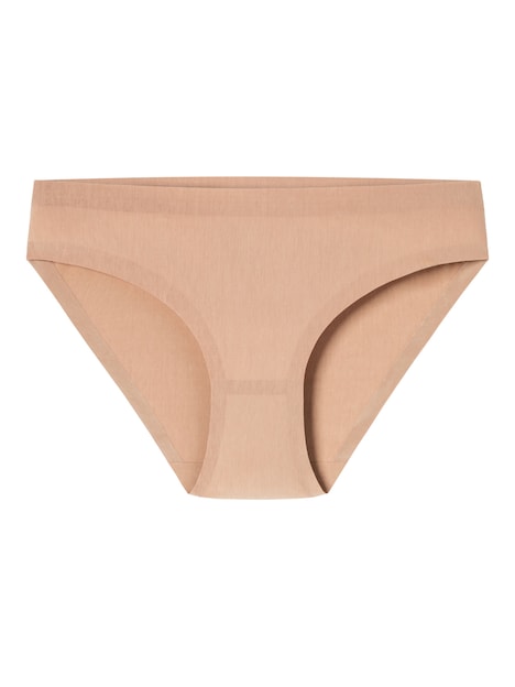 Schiesser Damen Slip Invisible Cotton 4-Pack schwarz,maple
