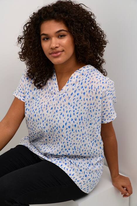 Kurzarm-Bluse Regular fit