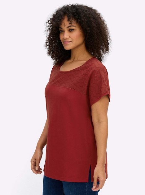 Kurzarm-Shirt Kurzarm Ohne Kragen