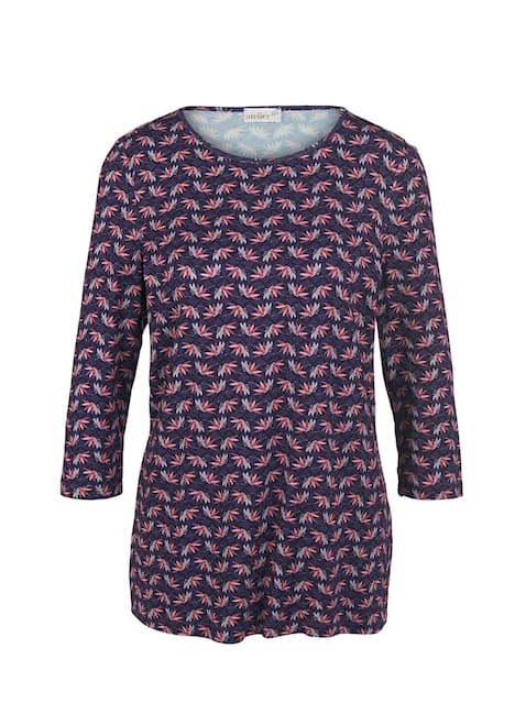 Kombinierfreundlich gemustertes Shirt