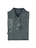 Herren Poloshirt aus Baumwolle , Saphirblau