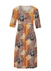 Druckkleid im Mustermix