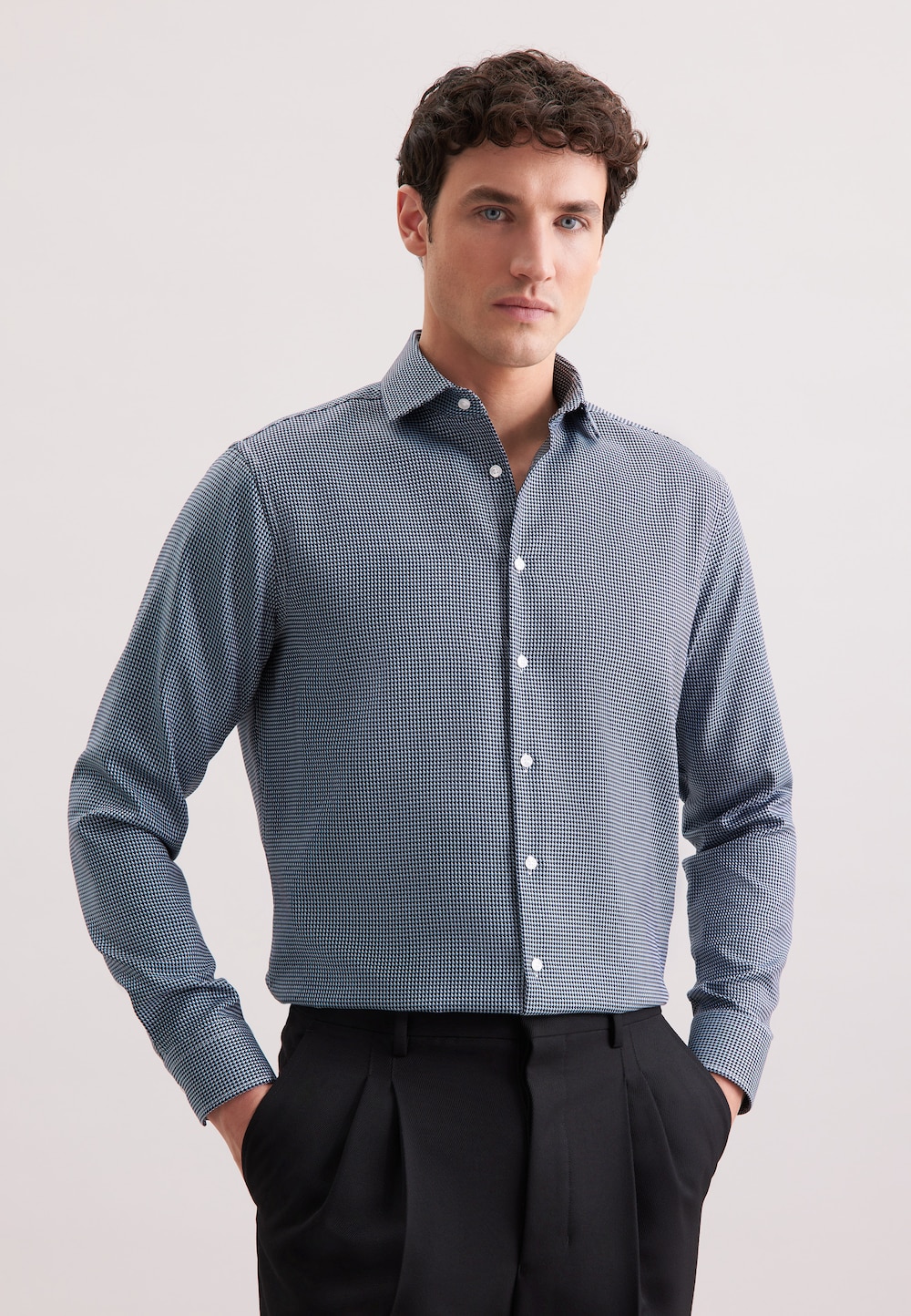 Herren Business Hemd - Pepita