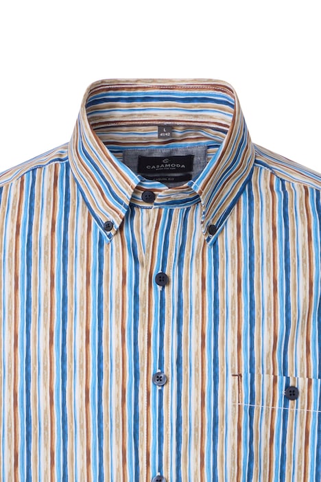 Freizeithemd extra langer Arm 72cm gestreift Casual Fit