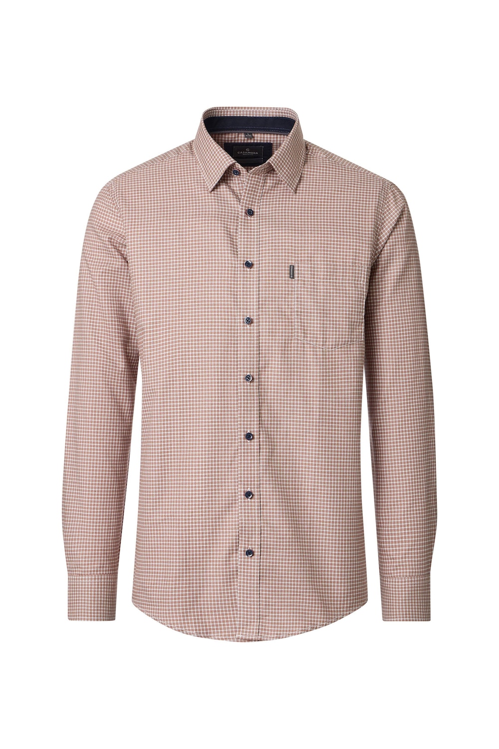 Freizeithemd Langarm Print Comfort Fit