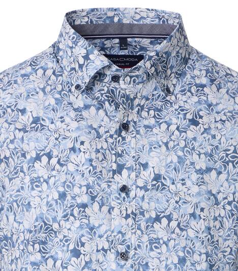 Freizeithemd Kurzarm Print Casual Fit