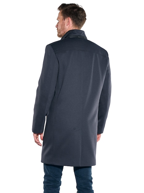 Herren Mantel , Saphirblau