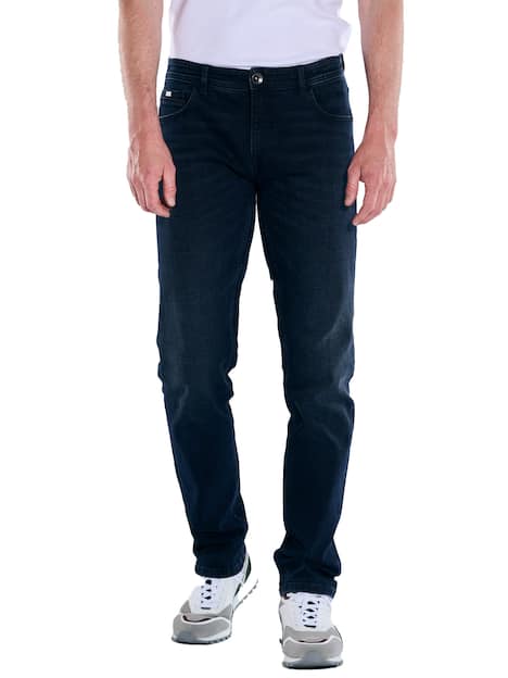 engbers Herren Super-Stretch-Jeans slim fit , Indigoblau