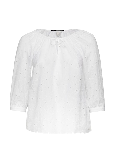 Bluse mit Raffung