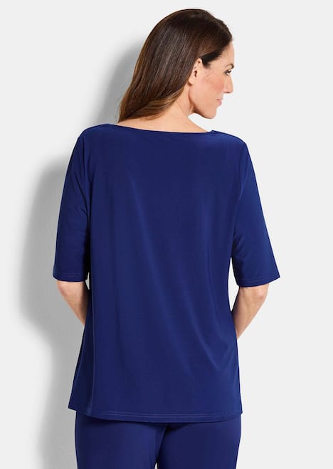 Jerseyshirt mit Glitzersteinen