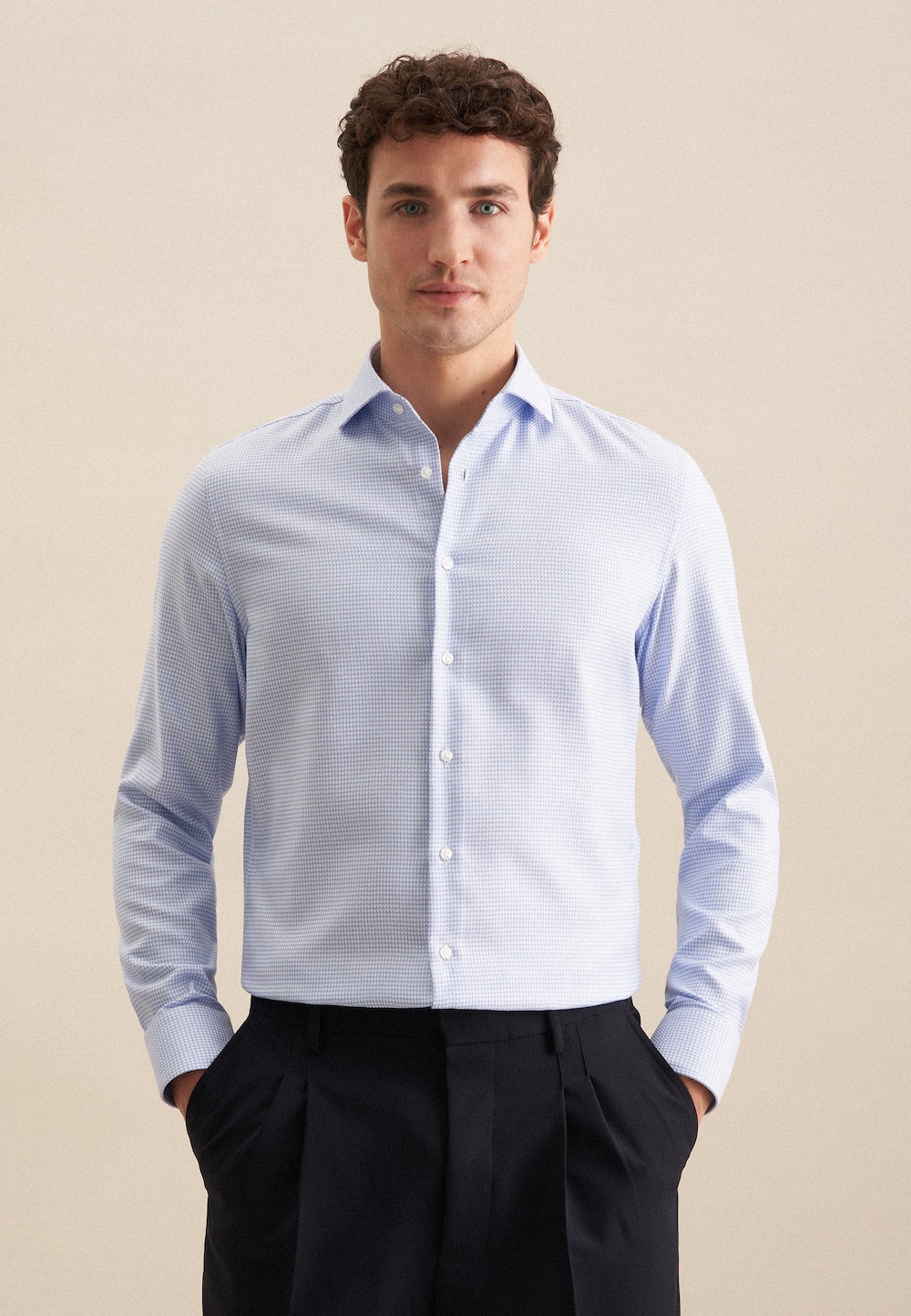 Herren Business Hemd - Struktur