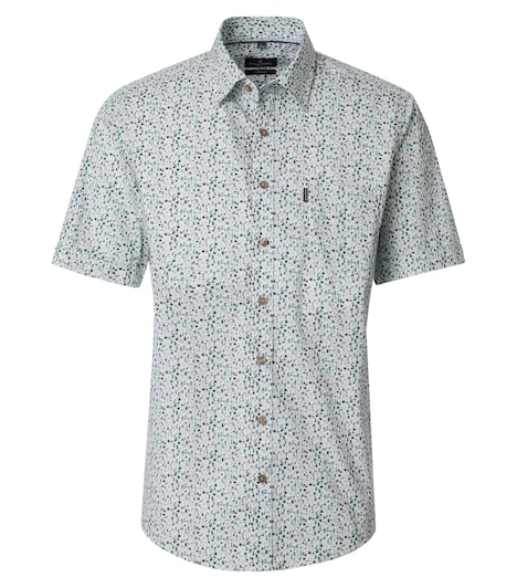 Freizeithemd Kurzarm Print Casual Fit