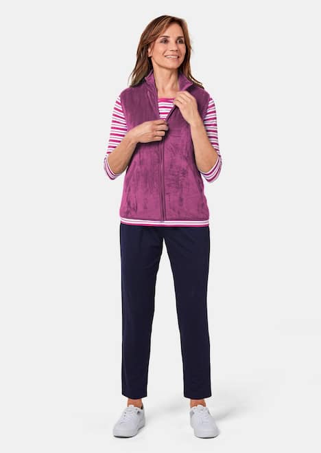 Teddy-Weste aus flauschigen Fleece