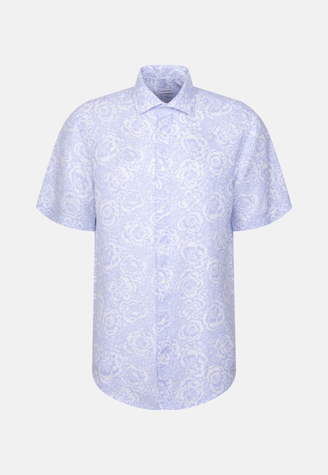 Herren Leinenhemd - Druck