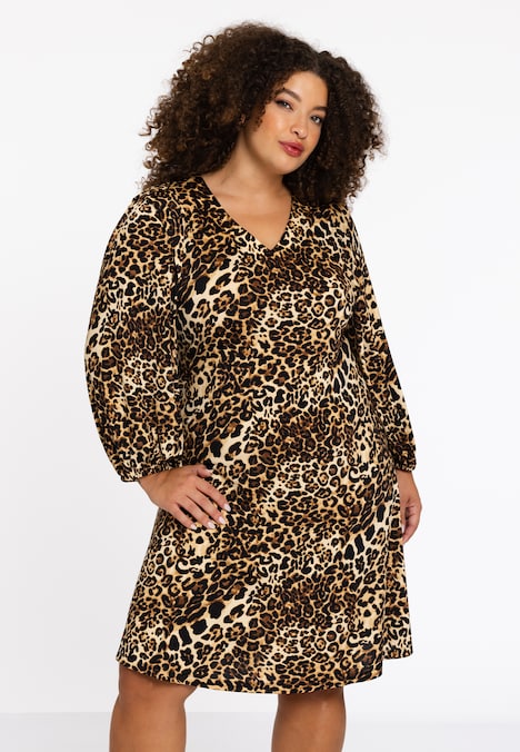 Kleid mit Tierdruck