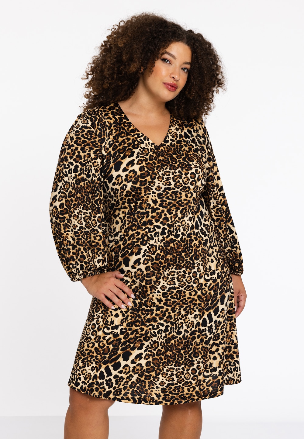 Kleid mit Tierdruck