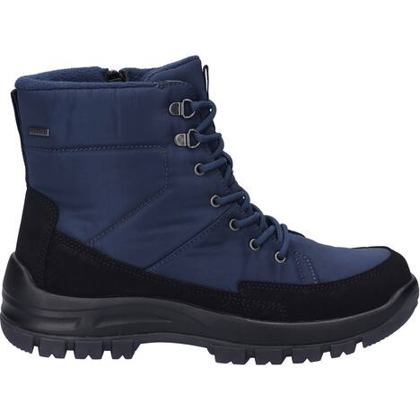 Herren Stiefelette Alaska 50, schwarz-blau