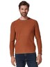 engbers Herren Pullover uni , Dunkelorange